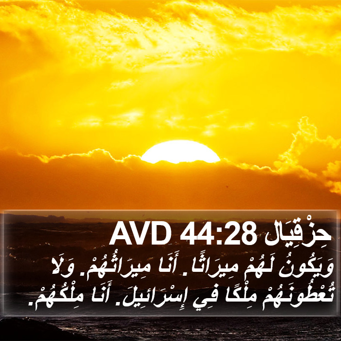 حِزْقِيَال 44:28 AVD Bible Study