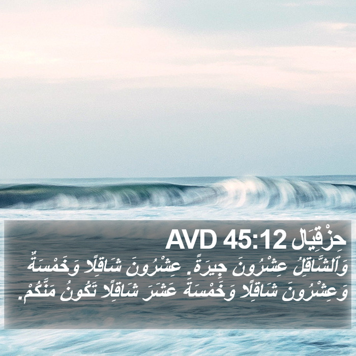 حِزْقِيَال 45:12 AVD Bible Study
