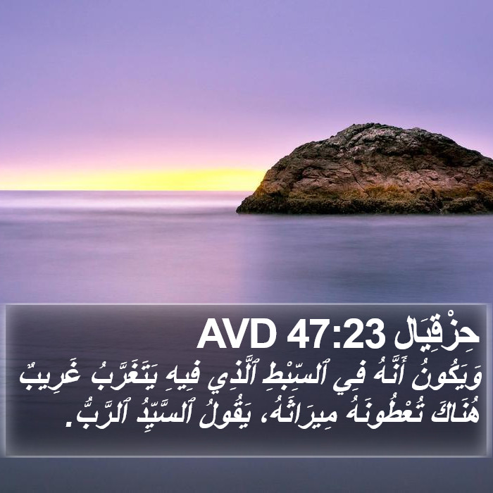 حِزْقِيَال 47:23 AVD Bible Study