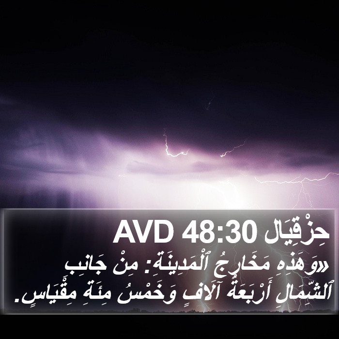 حِزْقِيَال 48:30 AVD Bible Study