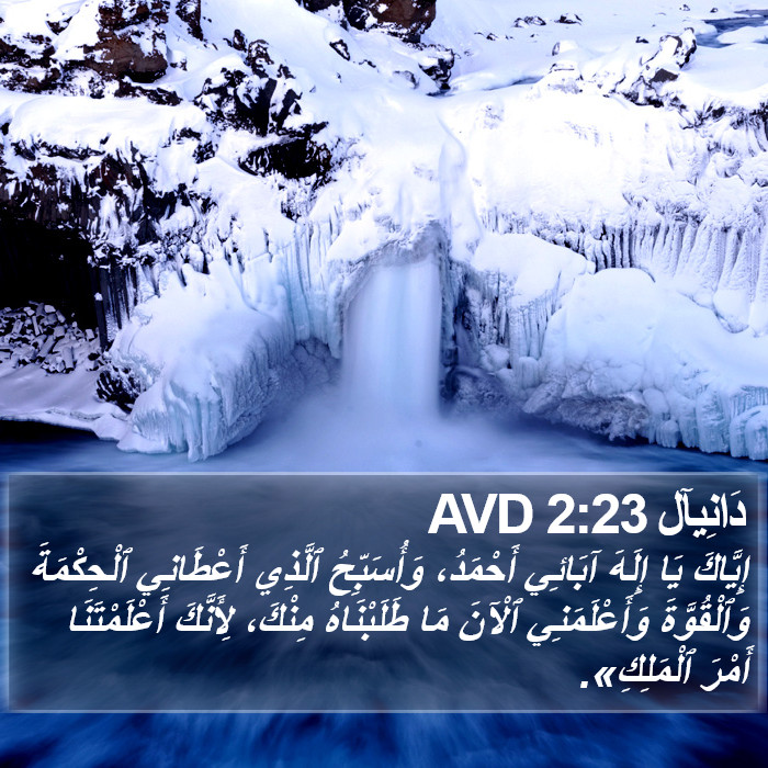 دَانِيآل 2:23 AVD Bible Study