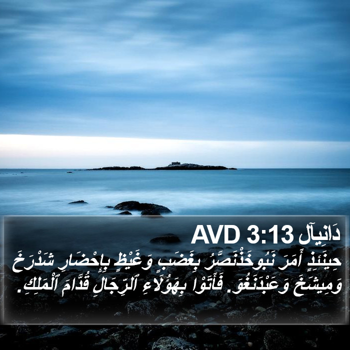 دَانِيآل 3:13 AVD Bible Study