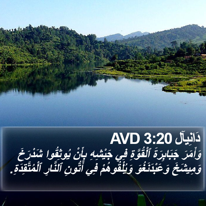 دَانِيآل 3:20 AVD Bible Study