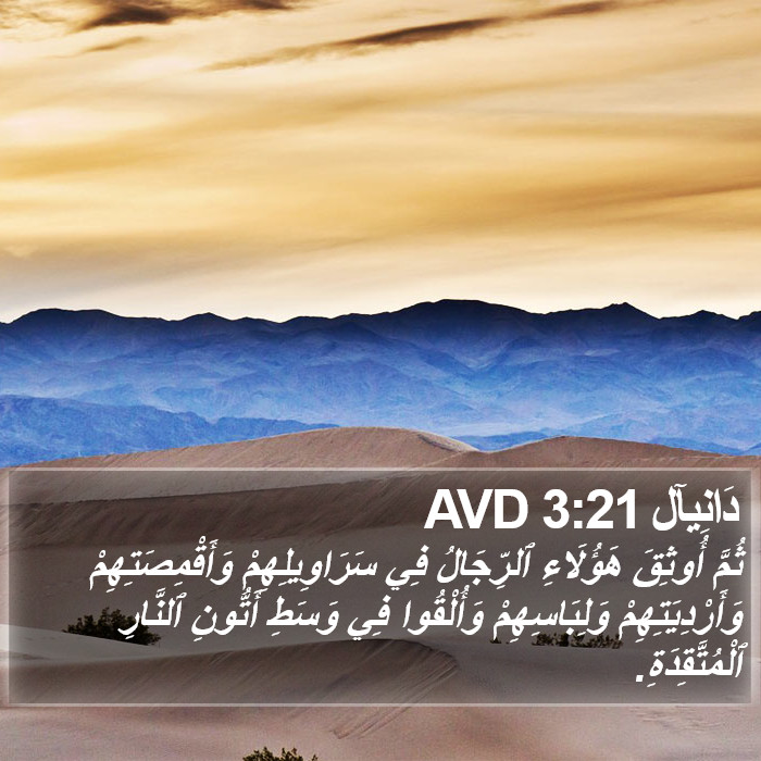 دَانِيآل 3:21 AVD Bible Study