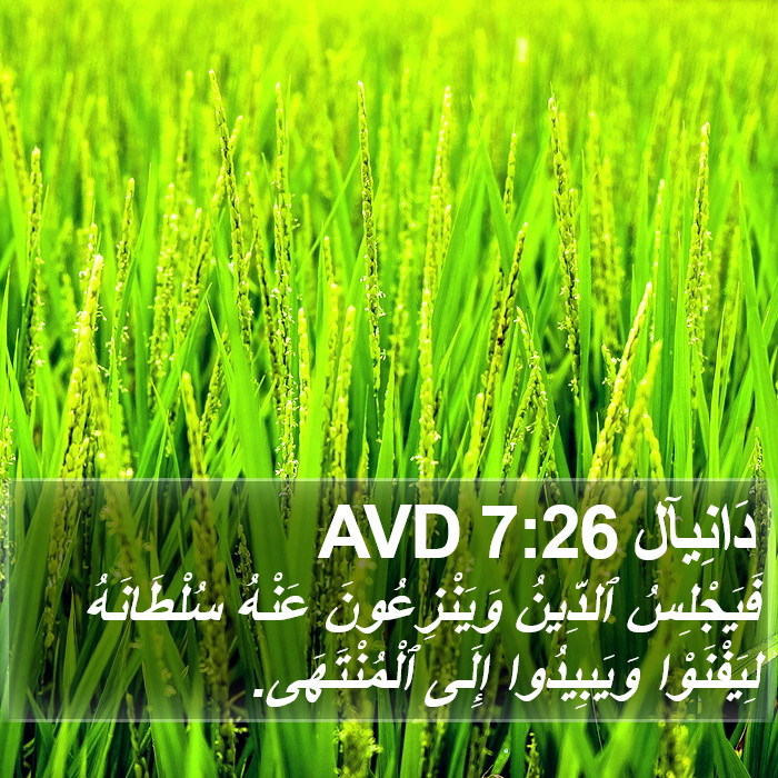 دَانِيآل 7:26 AVD Bible Study