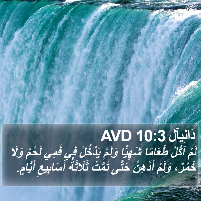 دَانِيآل 10:3 AVD Bible Study