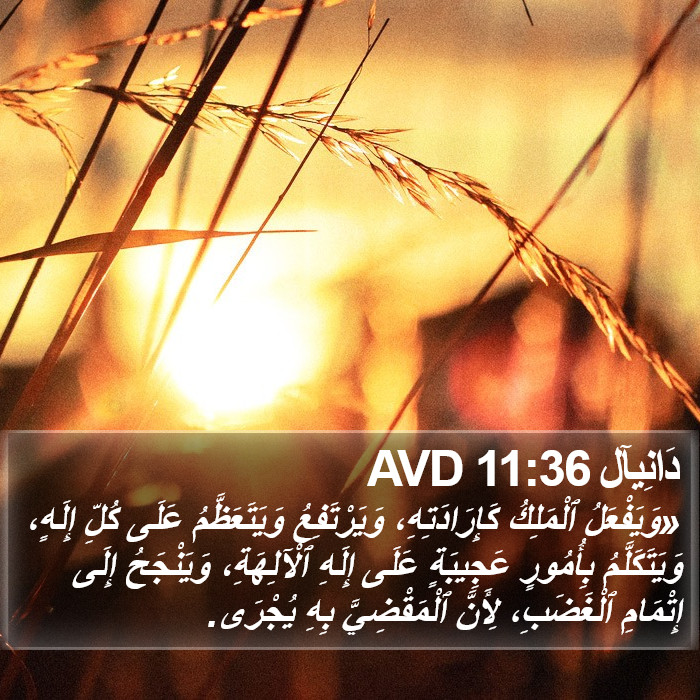 دَانِيآل 11:36 AVD Bible Study