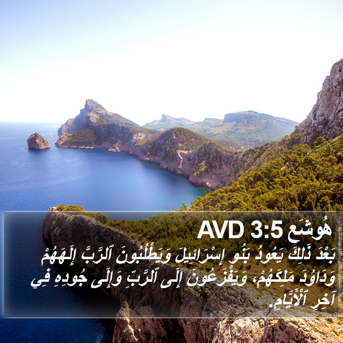 هُوشَع 3:5 AVD Bible Study