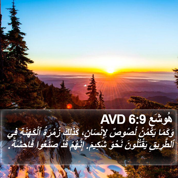 هُوشَع 6:9 AVD Bible Study