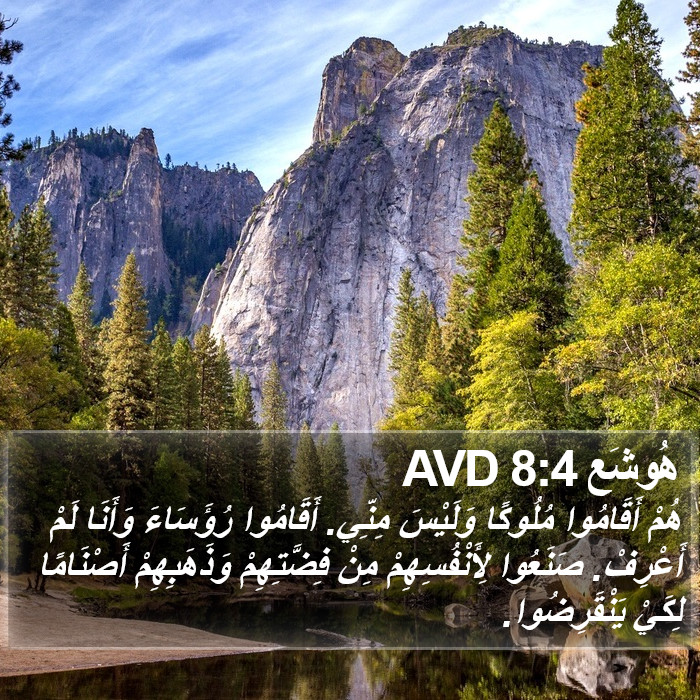 هُوشَع 8:4 AVD Bible Study