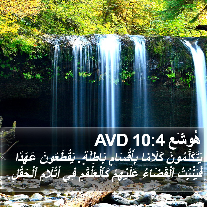 هُوشَع 10:4 AVD Bible Study