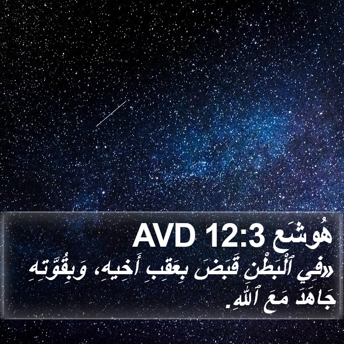 هُوشَع 12:3 AVD Bible Study