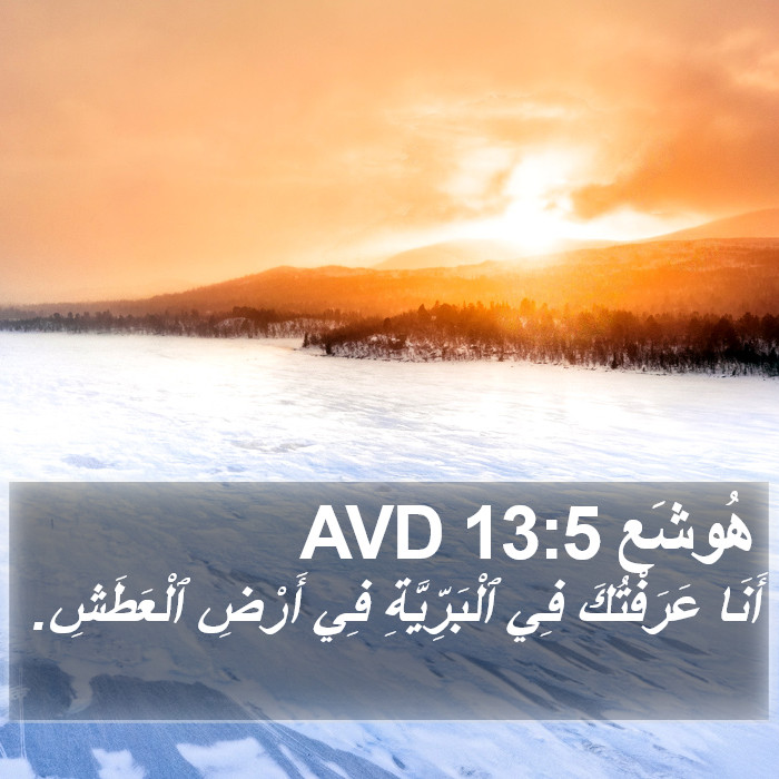 هُوشَع 13:5 AVD Bible Study