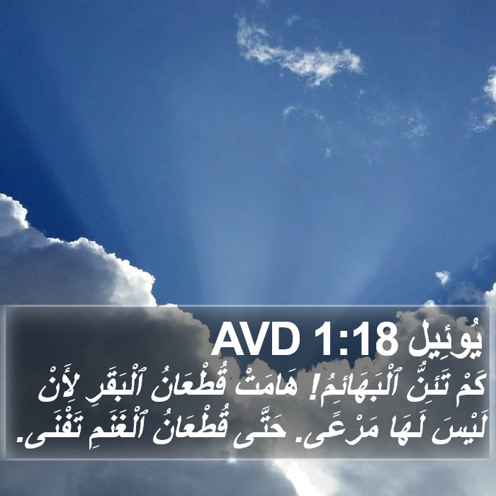 يُوئِيل 1:18 AVD Bible Study