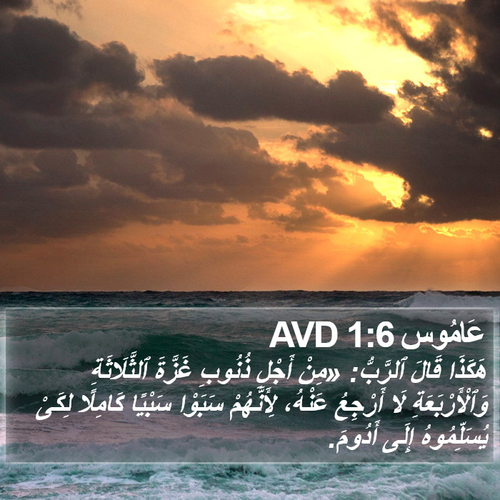 عَامُوس 1:6 AVD Bible Study