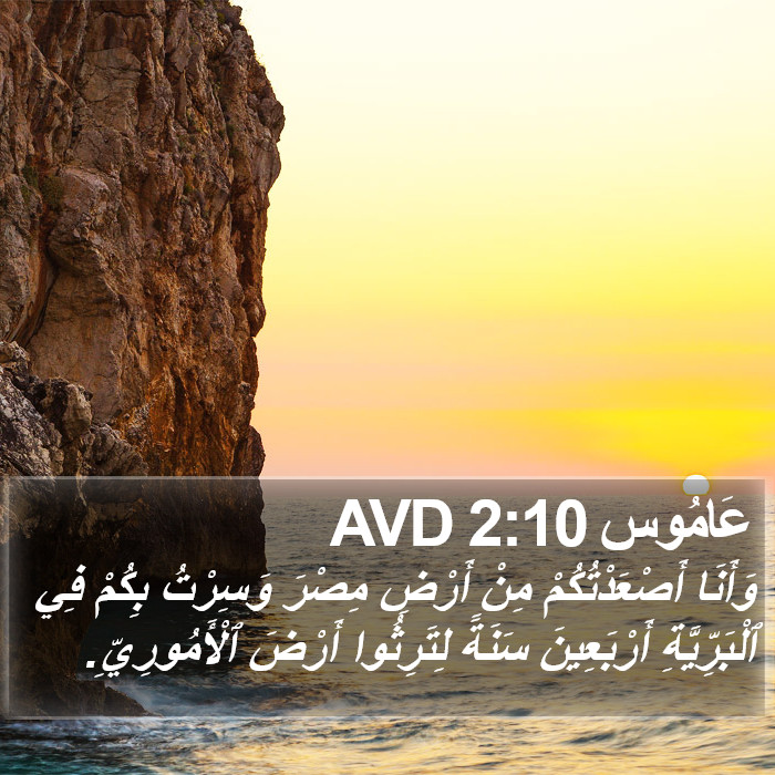 عَامُوس 2:10 AVD Bible Study