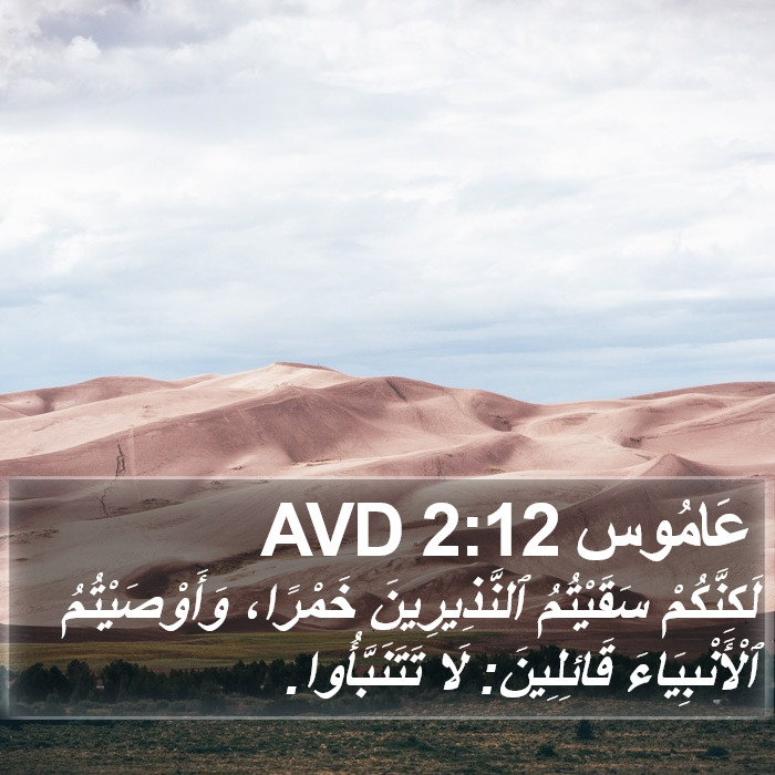 عَامُوس 2:12 AVD Bible Study