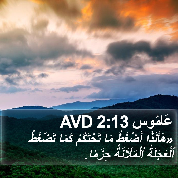 عَامُوس 2:13 AVD Bible Study