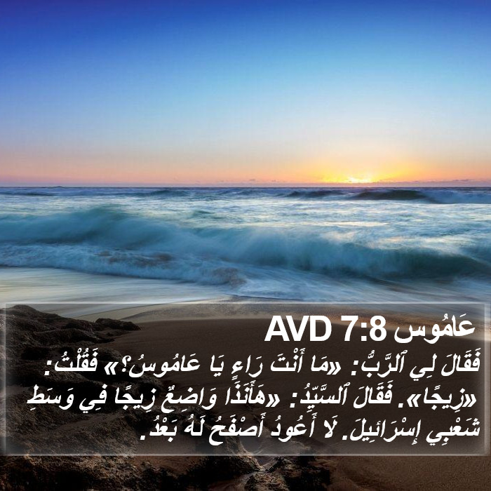عَامُوس 7:8 AVD Bible Study