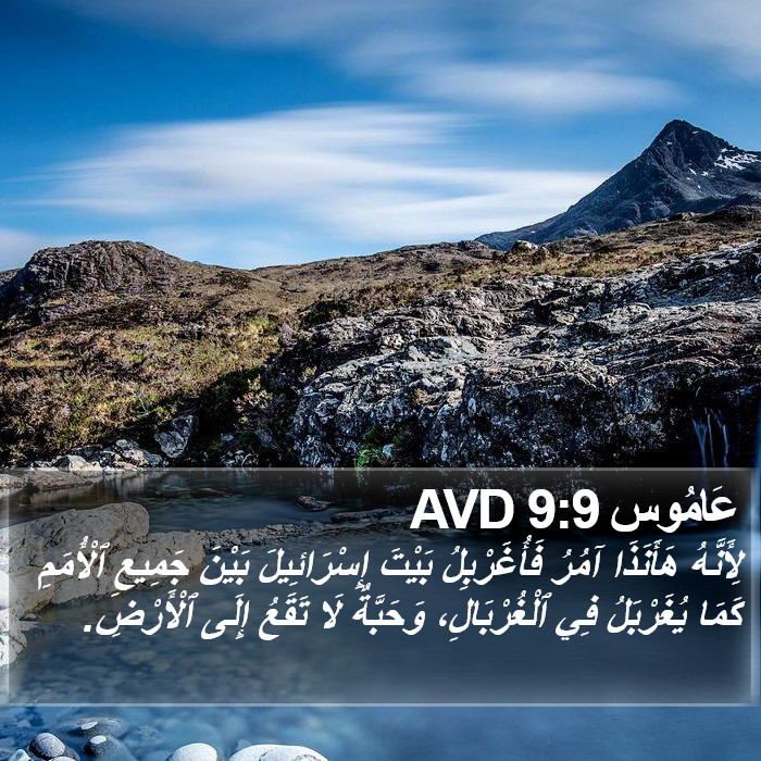 عَامُوس 9:9 AVD Bible Study