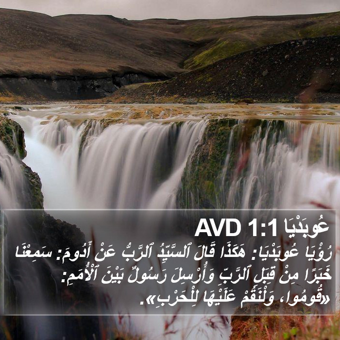 عُوبَدْيَا 1:1 AVD Bible Study