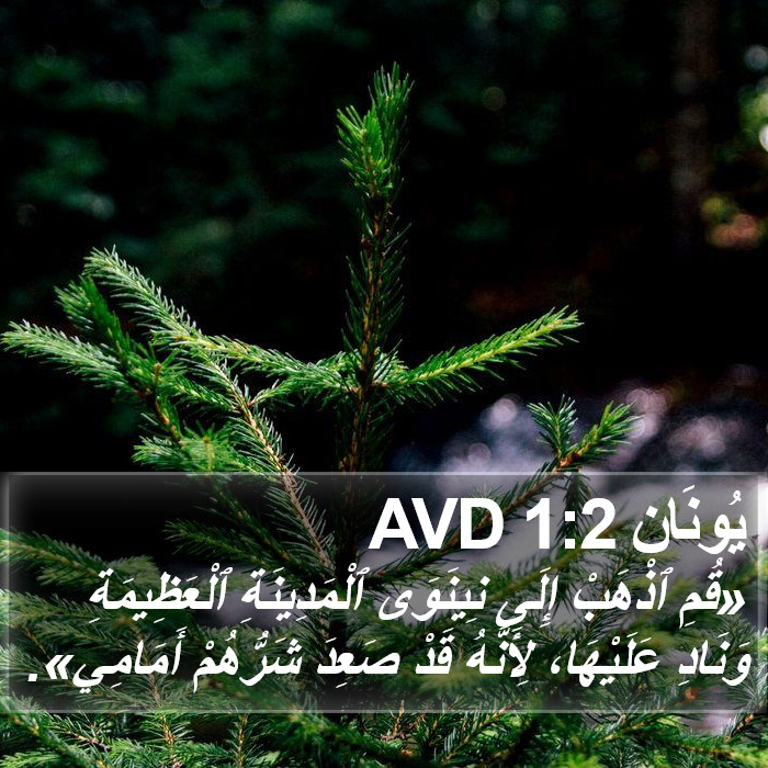 يُونَان 1:2 AVD Bible Study