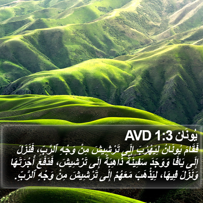 يُونَان 1:3 AVD Bible Study