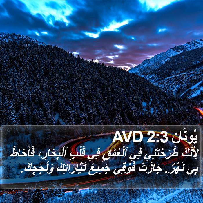 يُونَان 2:3 AVD Bible Study