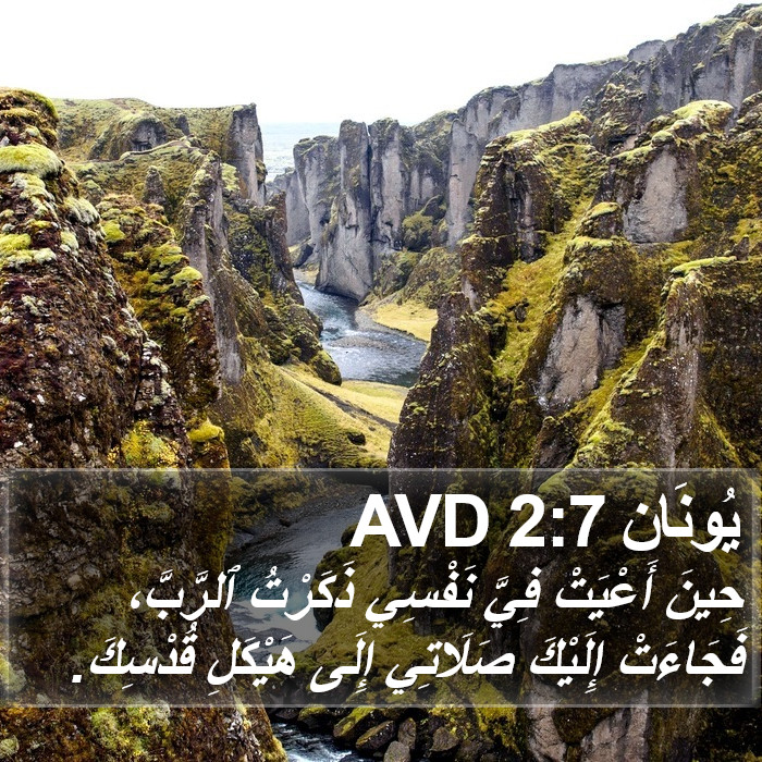 يُونَان 2:7 AVD Bible Study