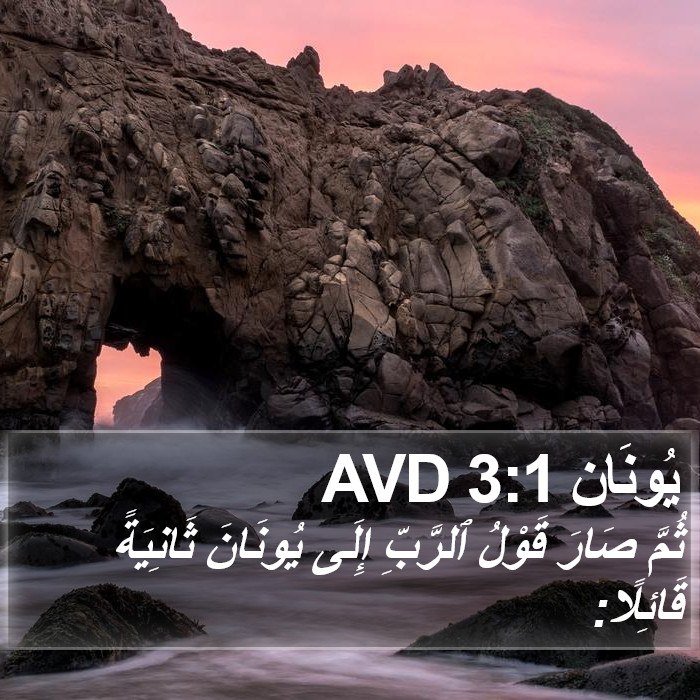 يُونَان 3:1 AVD Bible Study