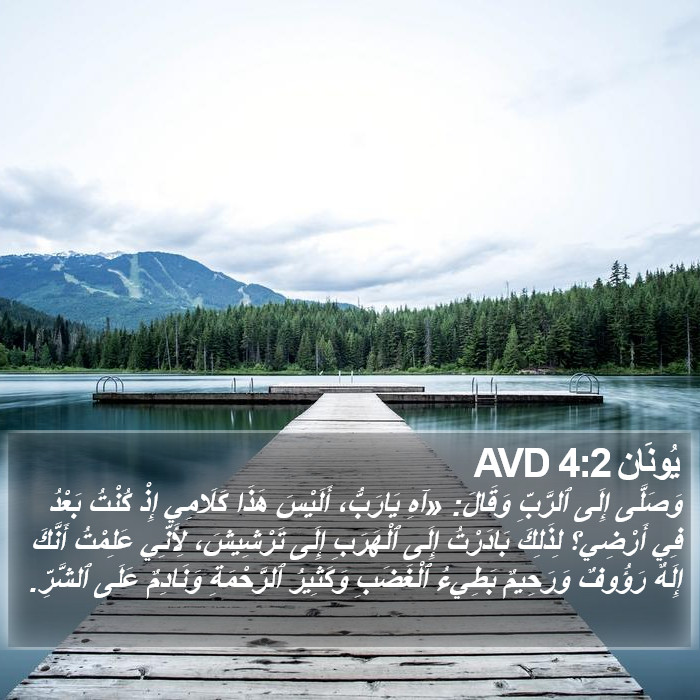 يُونَان 4:2 AVD Bible Study