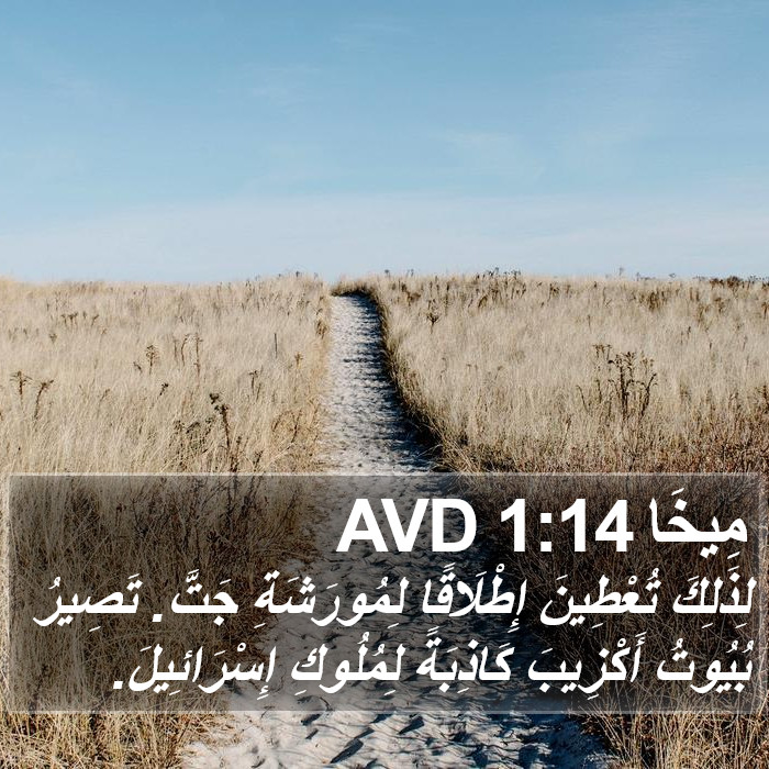 مِيخَا 1:14 AVD Bible Study