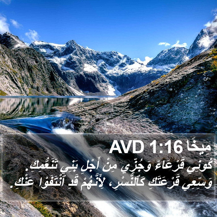 مِيخَا 1:16 AVD Bible Study