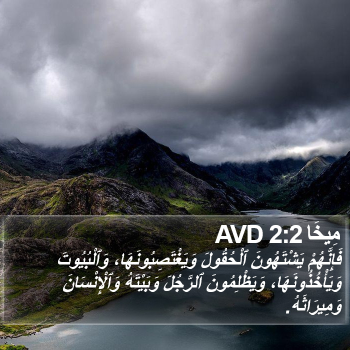 مِيخَا 2:2 AVD Bible Study