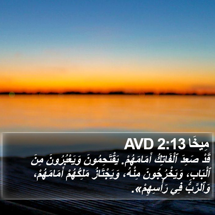 مِيخَا 2:13 AVD Bible Study