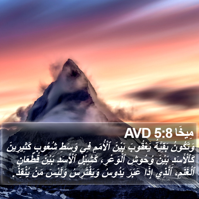مِيخَا 5:8 AVD Bible Study