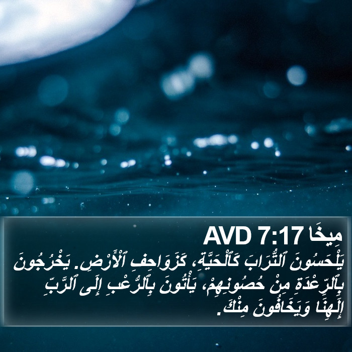 مِيخَا 7:17 AVD Bible Study