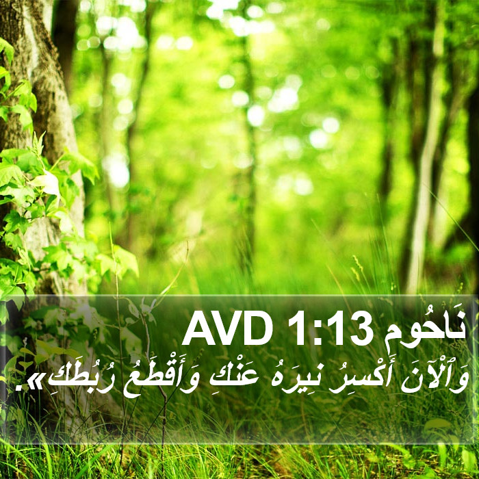 نَاحُوم 1:13 AVD Bible Study