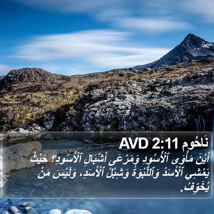 نَاحُوم 2:11 AVD Bible Study