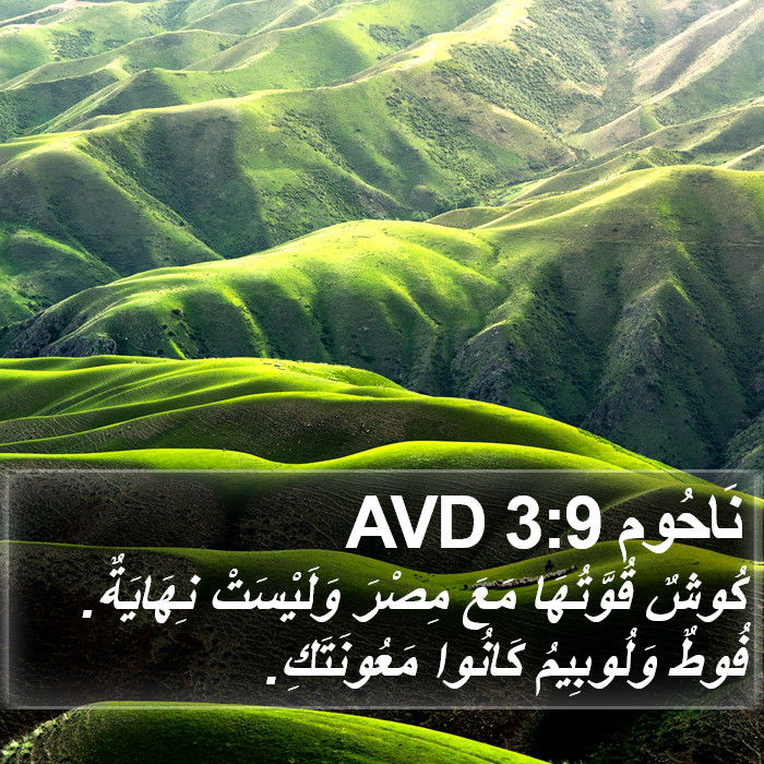 نَاحُوم 3:9 AVD Bible Study