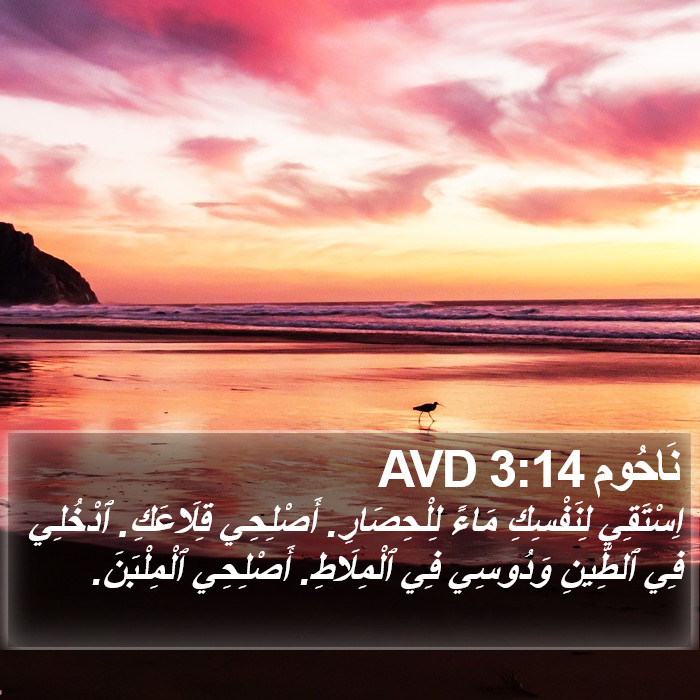 نَاحُوم 3:14 AVD Bible Study