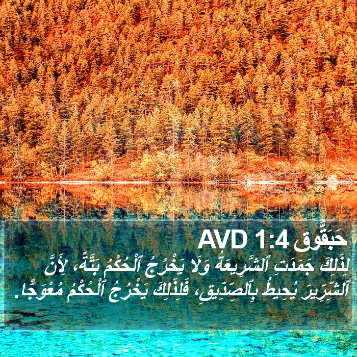 حَبَقُّوق 1:4 AVD Bible Study