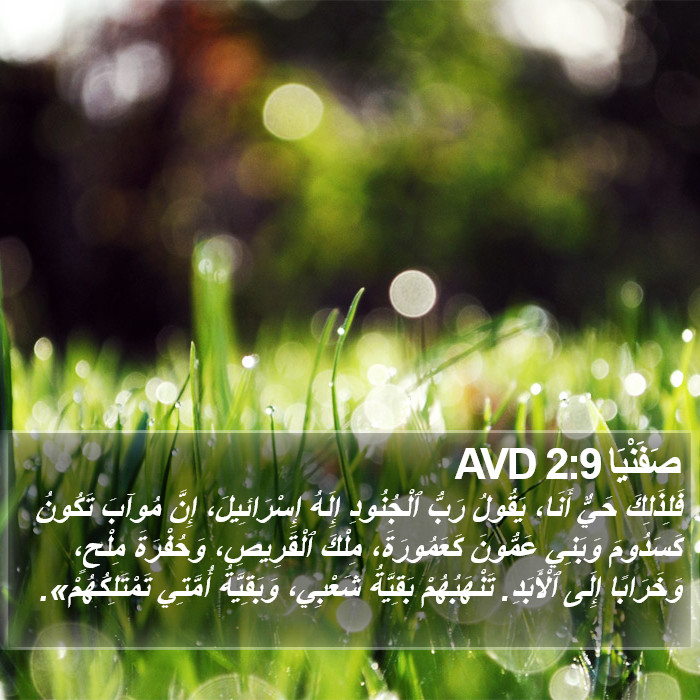 صَفَنْيَا 2:9 AVD Bible Study