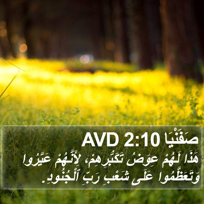 صَفَنْيَا 2:10 AVD Bible Study