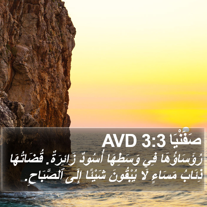 صَفَنْيَا 3:3 AVD Bible Study