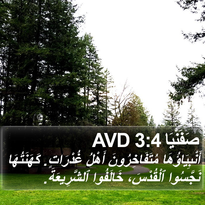 صَفَنْيَا 3:4 AVD Bible Study