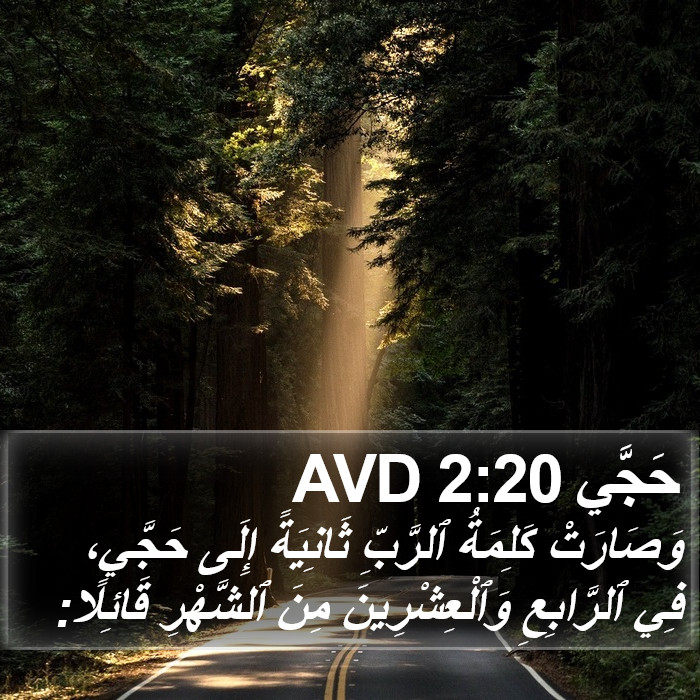 حَجَّي 2:20 AVD Bible Study