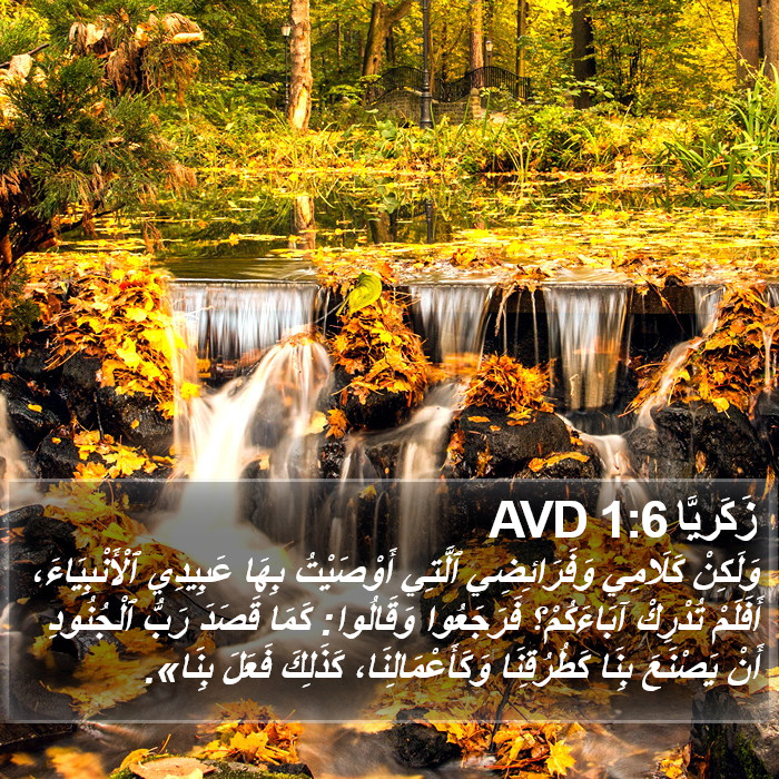 زَكَريَّا 1:6 AVD Bible Study