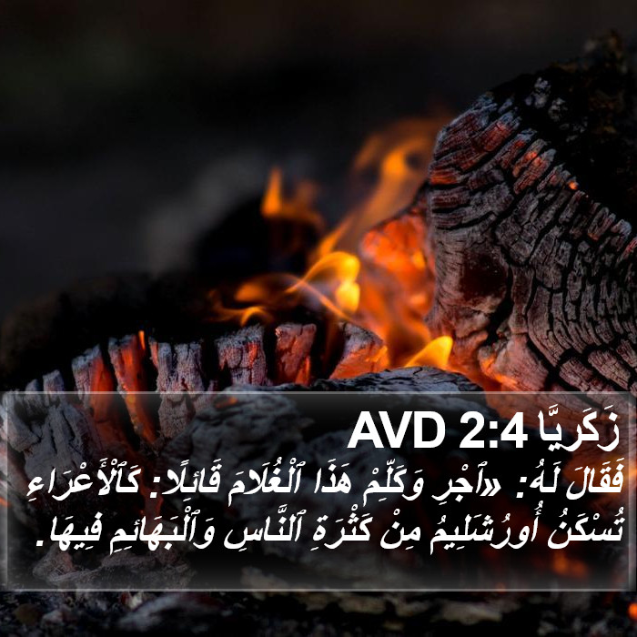 زَكَريَّا 2:4 AVD Bible Study