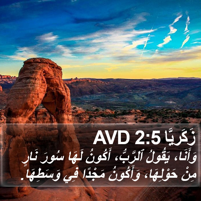 زَكَريَّا 2:5 AVD Bible Study